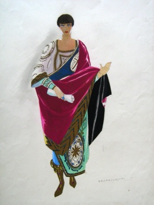Maquette de costume